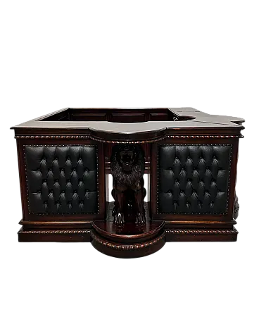 Barra di leone in mogano, '800