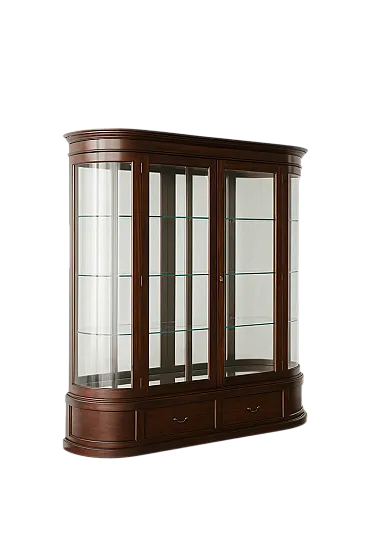 Vetrina in mogano, '900