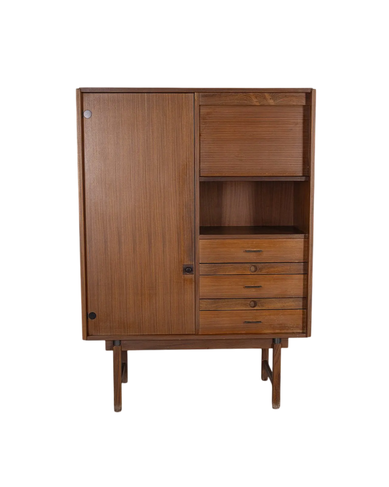 Credenza in legno di Barovero, anni '60 14