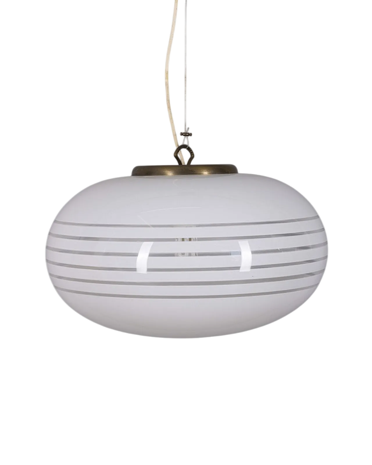 Pendant in metal and Murano glass, 1960s 9