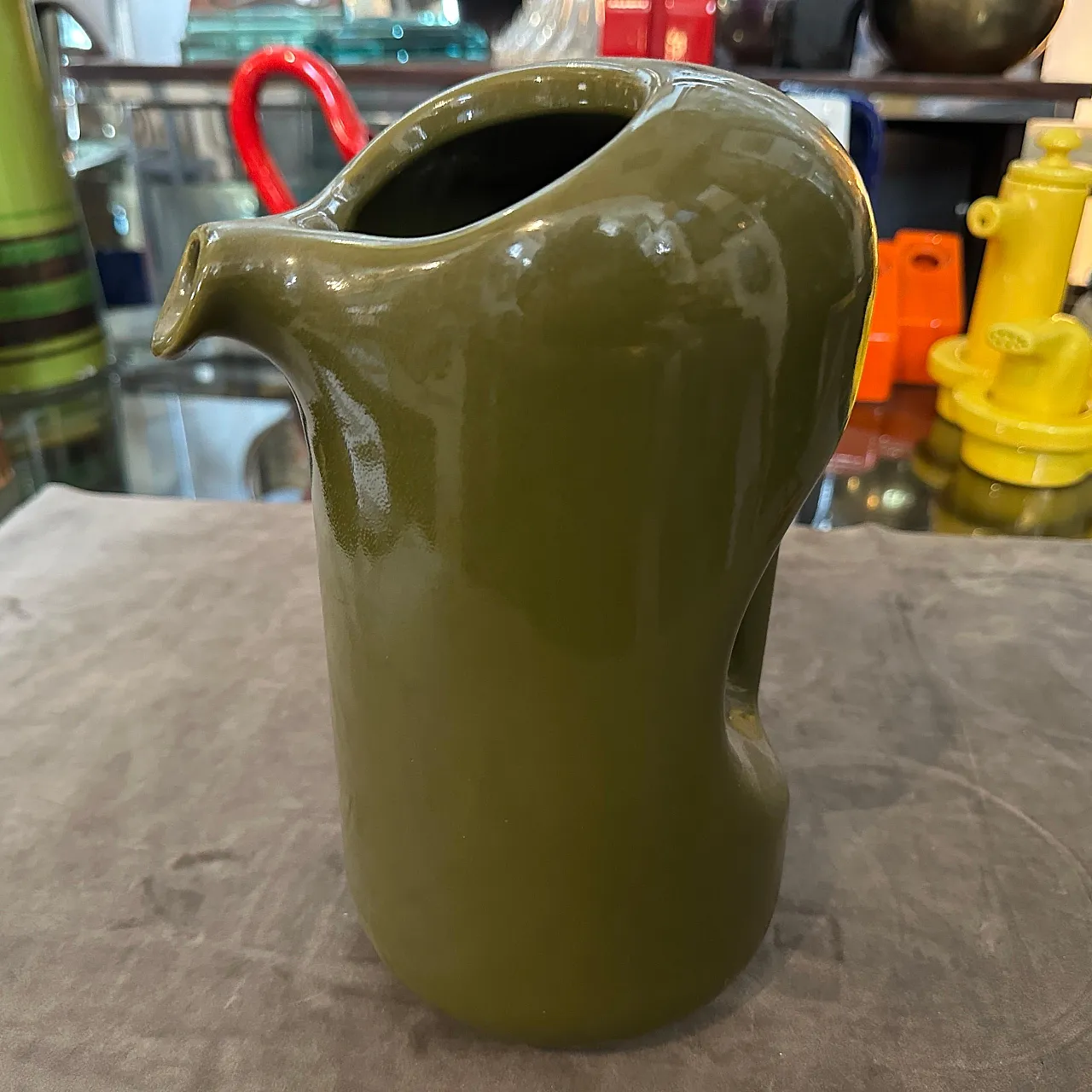 Brocca in ceramica di Enzo Bioli per Il Picchio, anni '70 2