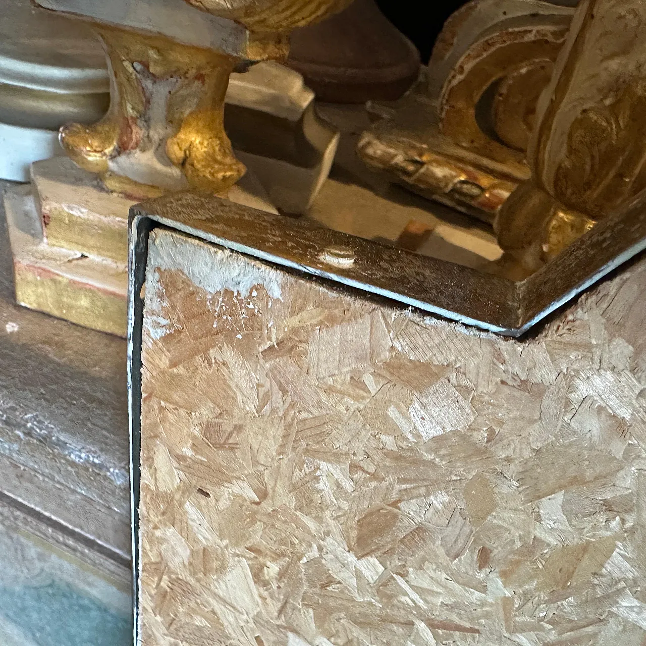 Specchio in ottone stile Mid-Century Modern di Gio Pontianni, 1950s 6