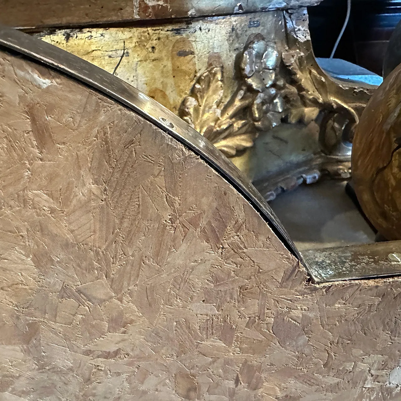 Specchio in ottone stile Mid-Century Modern di Gio Pontianni, 1950s 15