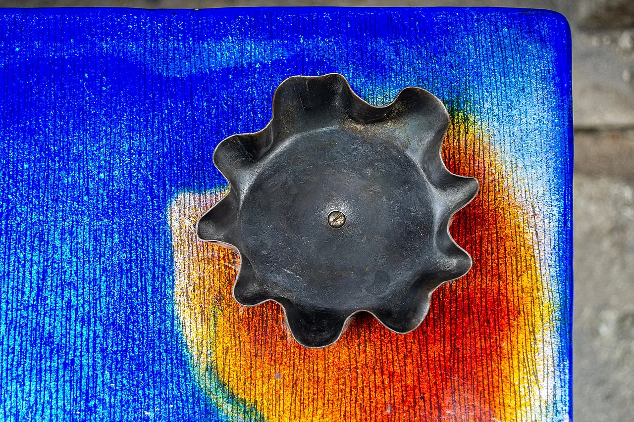 Tavolino da caffè di Toni Cordero per Del Campo, anni '80 3