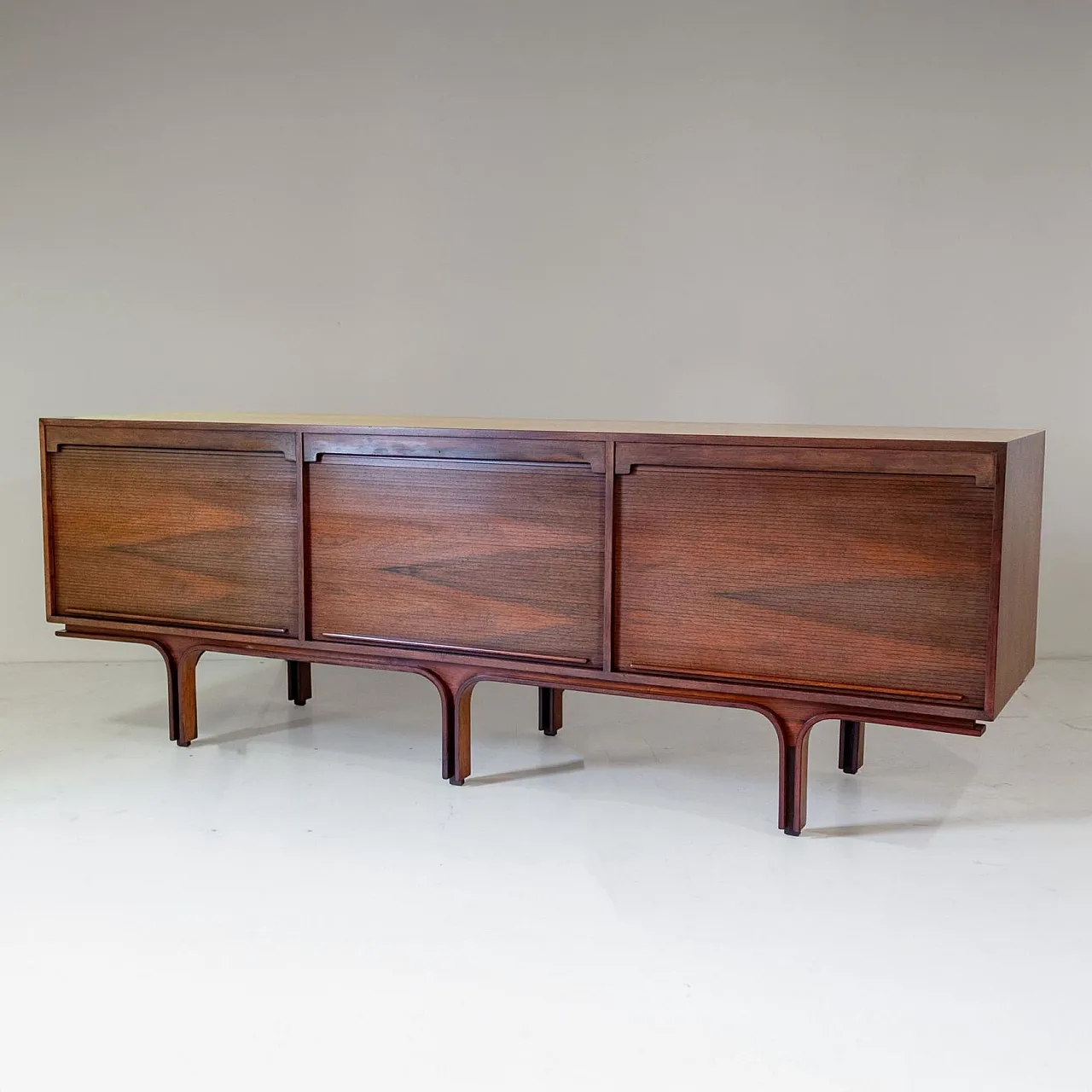 Sideboard in rosewood, Gianfranco Frattini for Bernini, 1950s 1