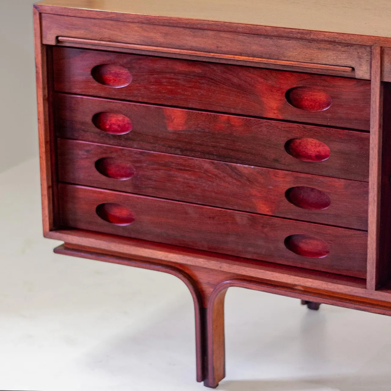 Sideboard in rosewood, Gianfranco Frattini for Bernini, 1950s 7