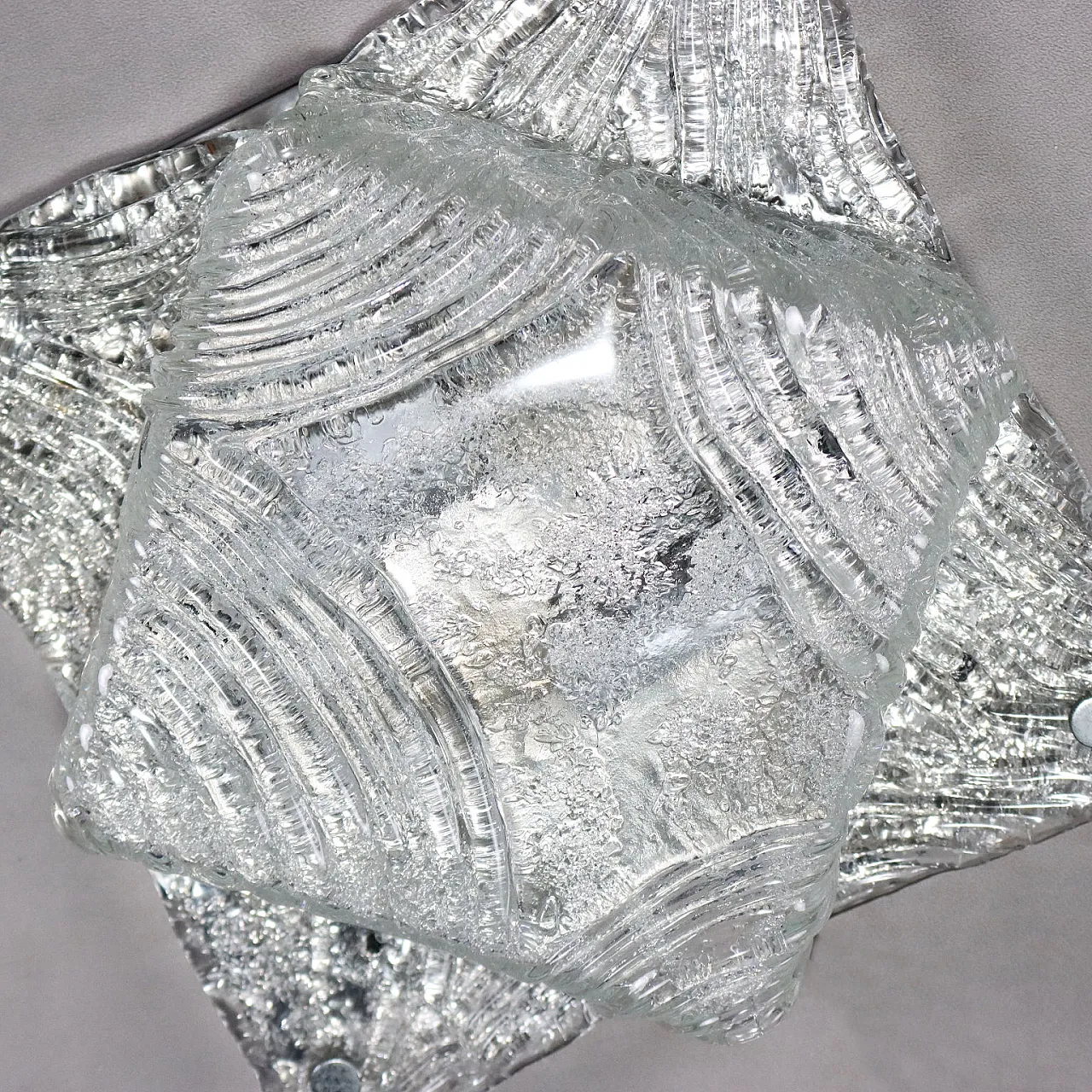 Lampada da soffitto in vetro soffiato, '900 8