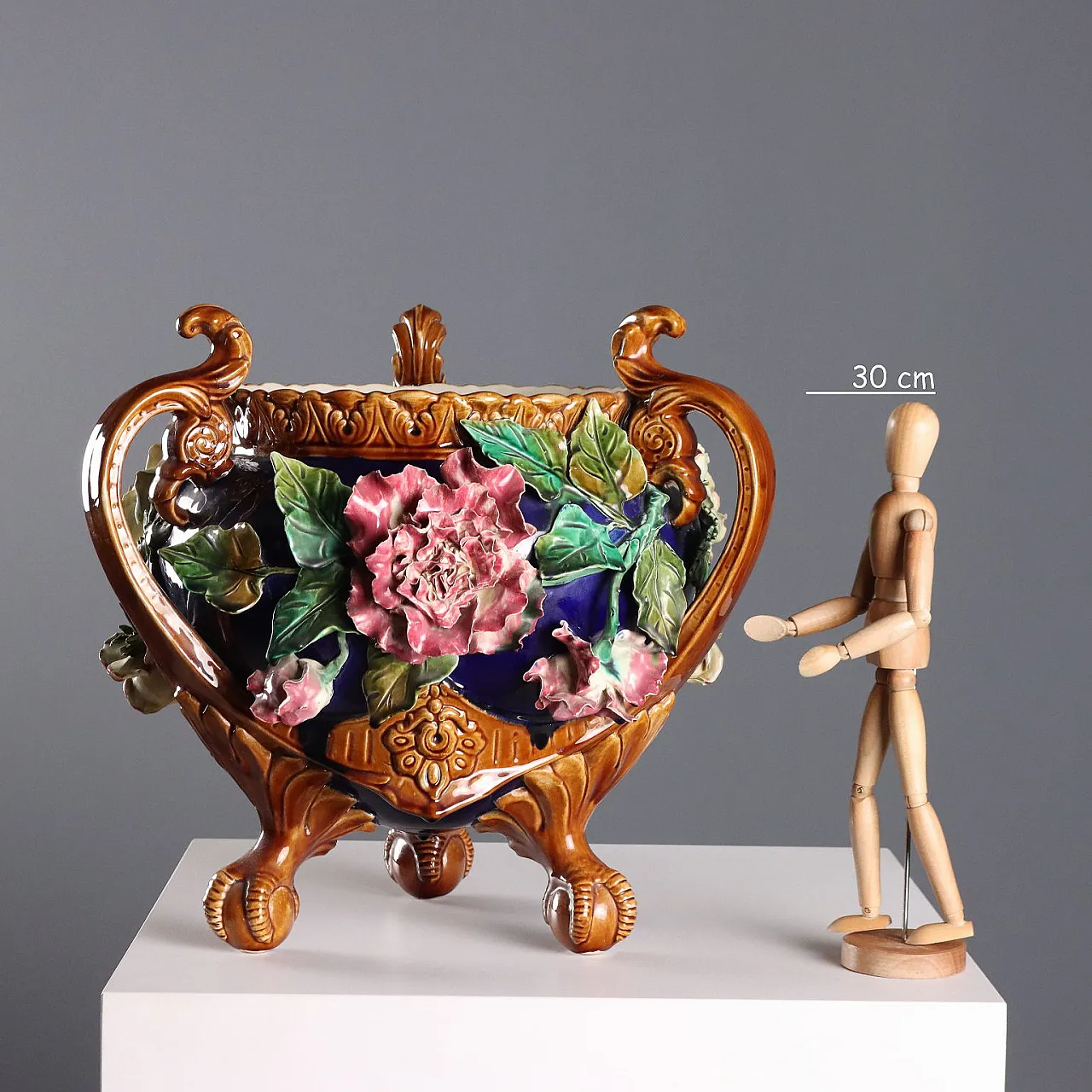 Cachepot in ceramica smaltata, '900 2