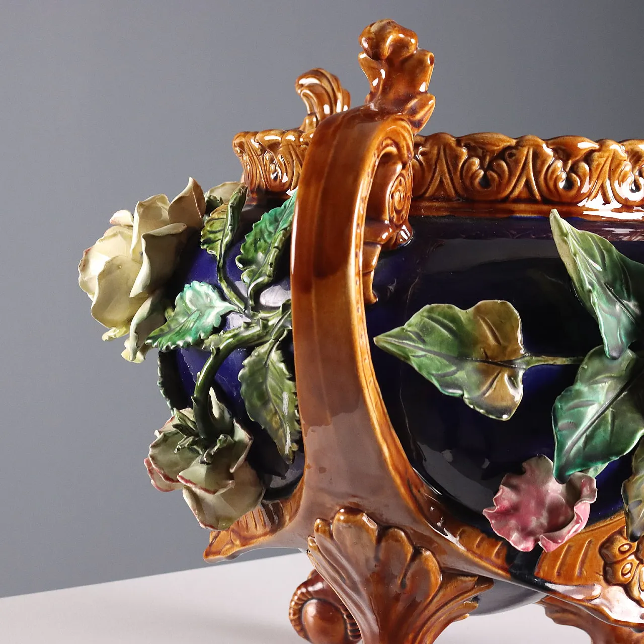 Cachepot in ceramica smaltata, '900 5