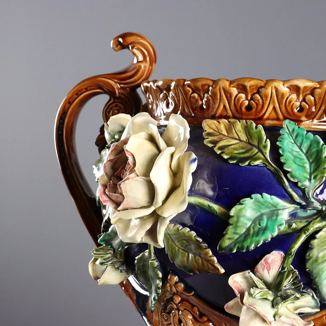 Cachepot in ceramica smaltata, '900 6