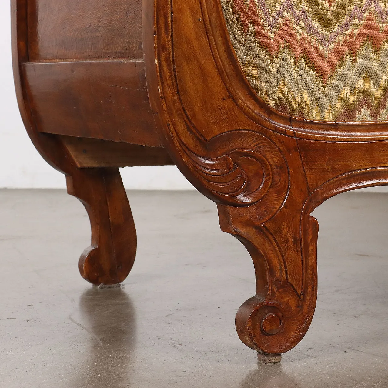 Divano Luigi Filippo in faggio, '800 7