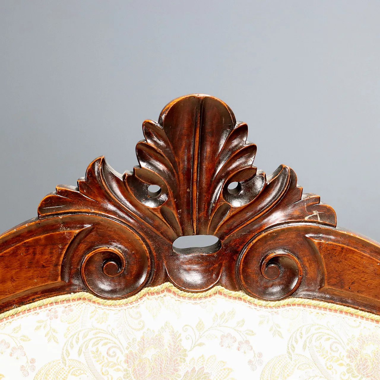 Louis Philippe walnut sofa, 19th century 5