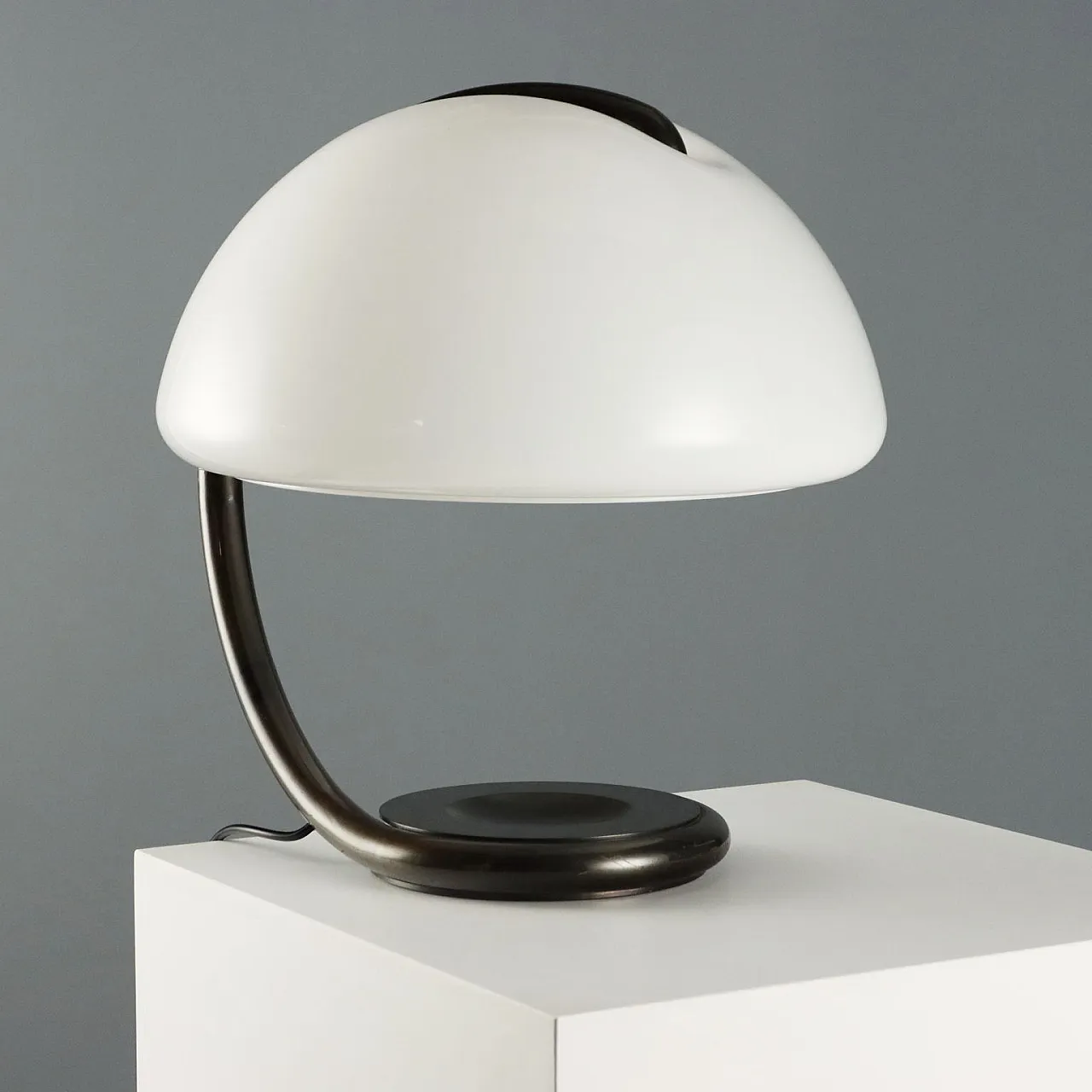 Lampada Martinelli Luce Serpente in plastica e metallo, anni '60 4