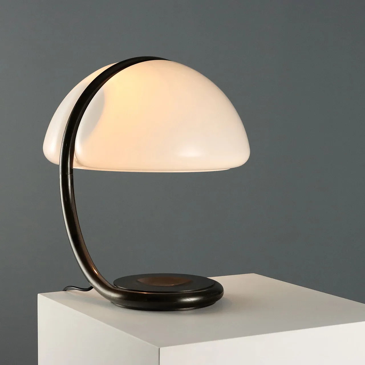 Lampada Martinelli Luce Serpente in plastica e metallo, anni '60 5