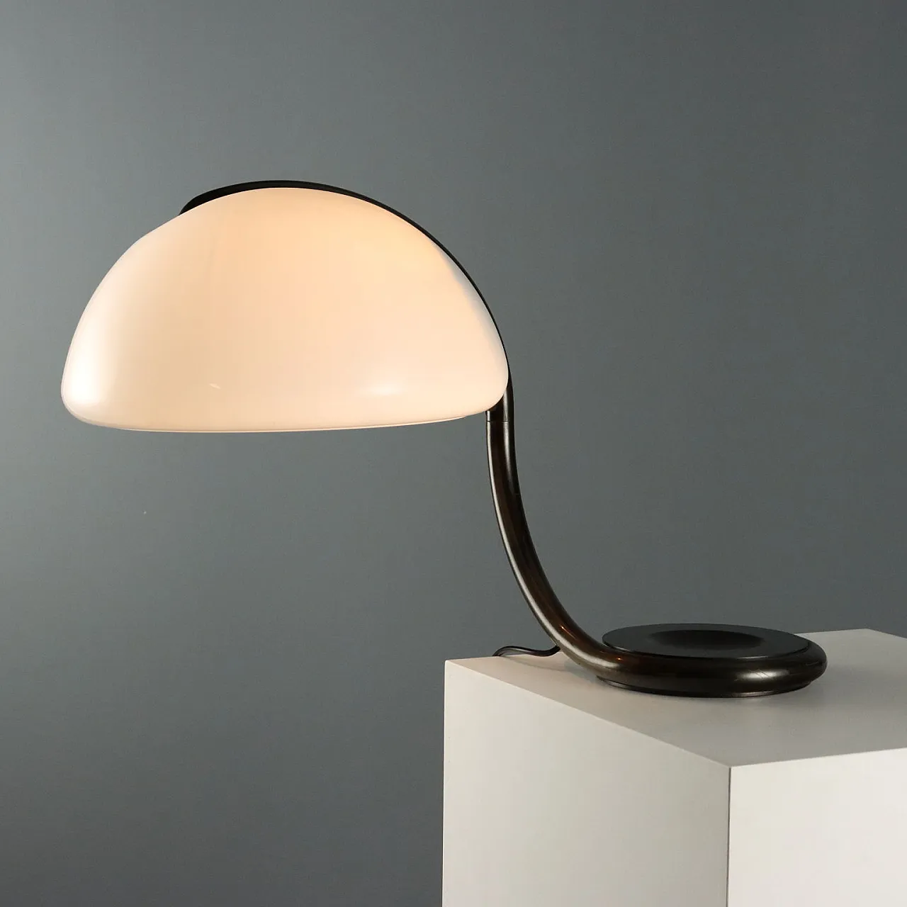Lampada Martinelli Luce Serpente in plastica e metallo, anni '60 6
