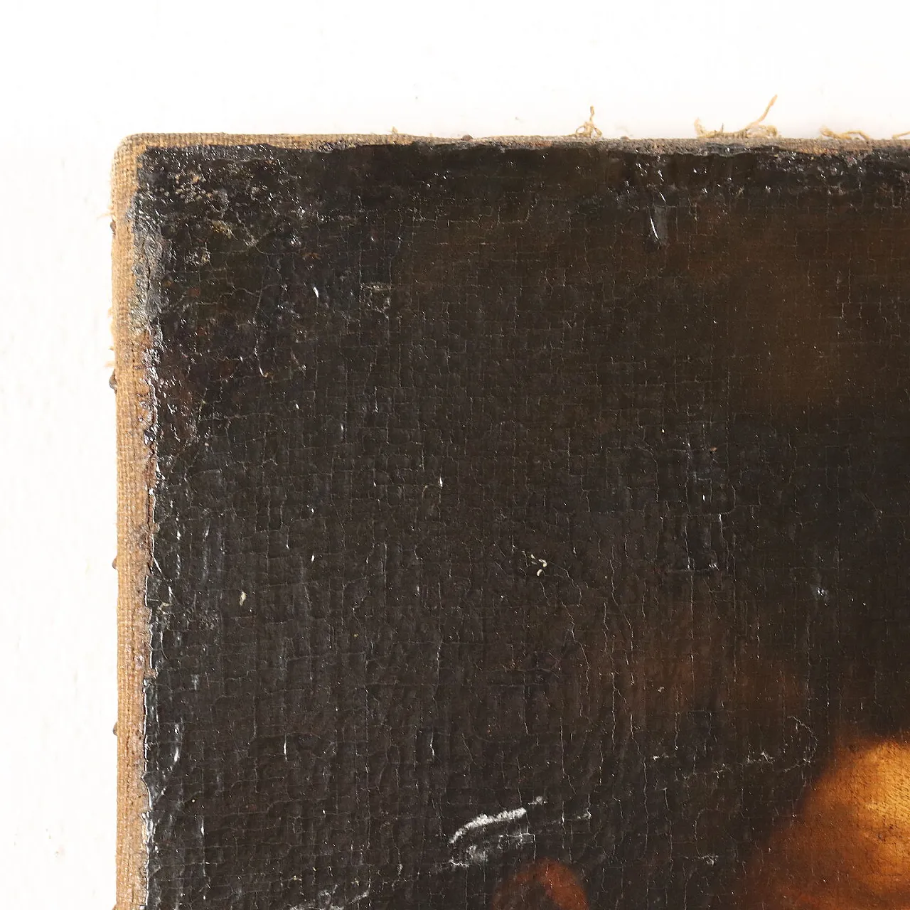 Sacra Famiglia con Sant'Anna, olio su tela nello stile di Rubens, '600 8