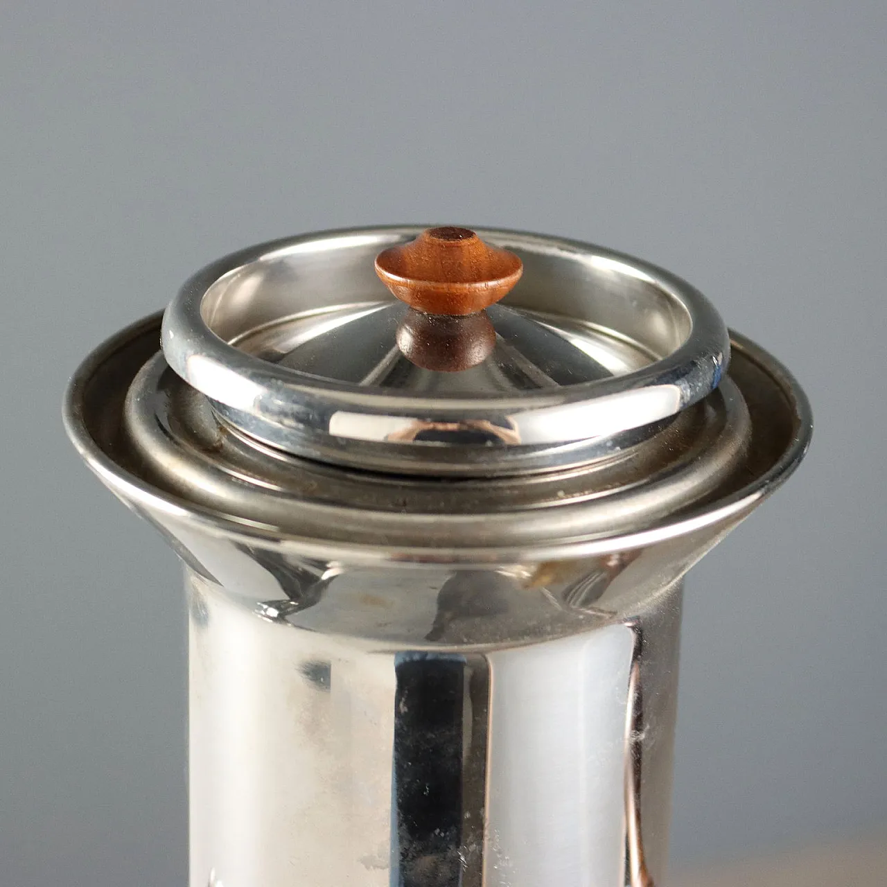 Alessi coffe maker in stainless steel by Riccardo Dalisi, 20th century 4