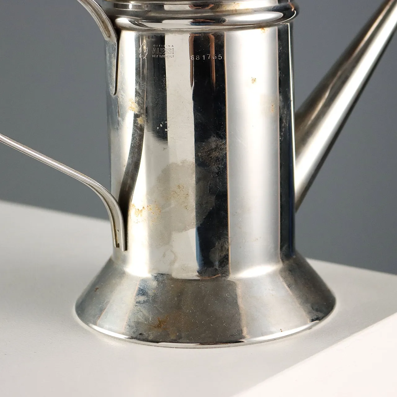 Alessi coffe maker in stainless steel by Riccardo Dalisi, 20th century 6