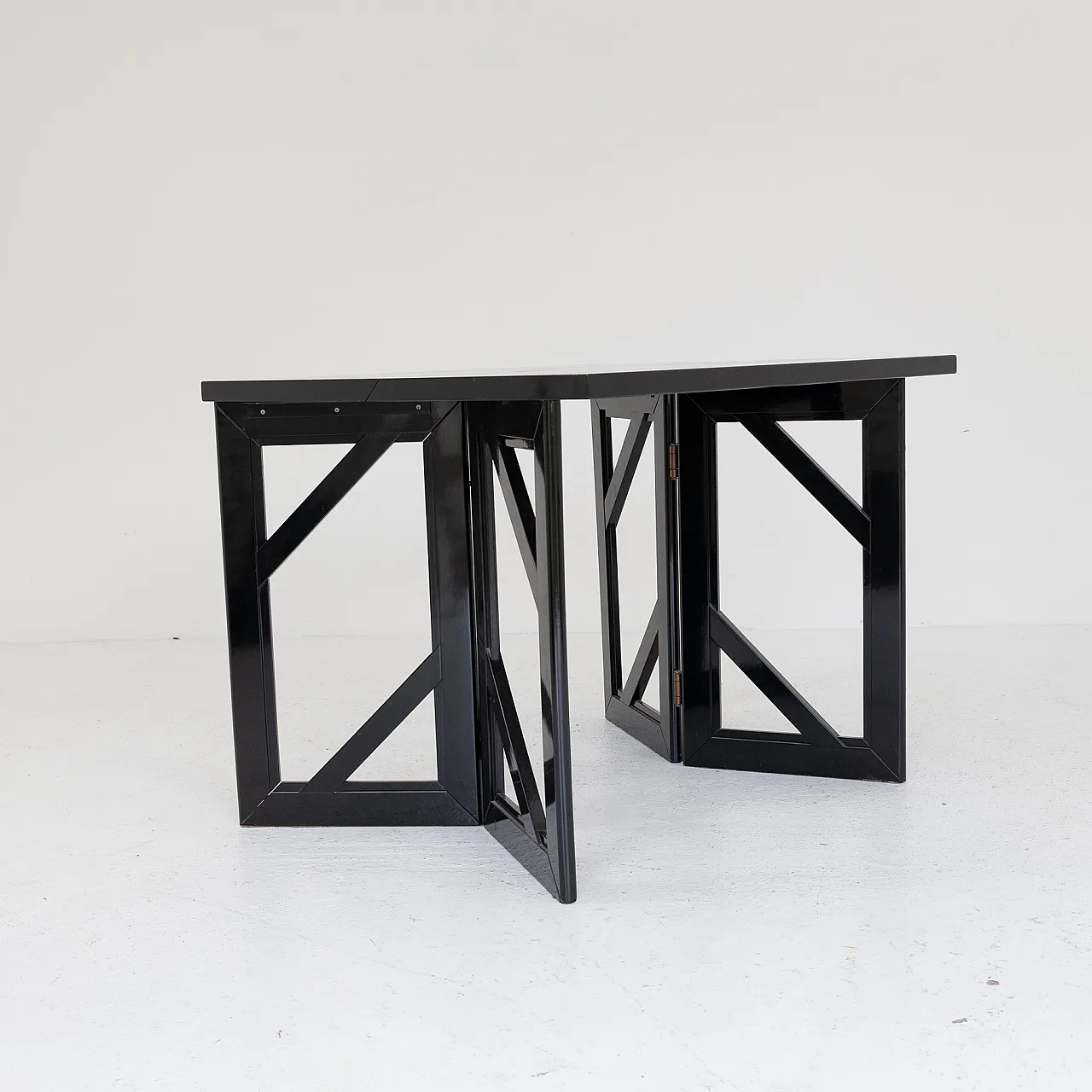 Folding table with matching stool, 1970s 1