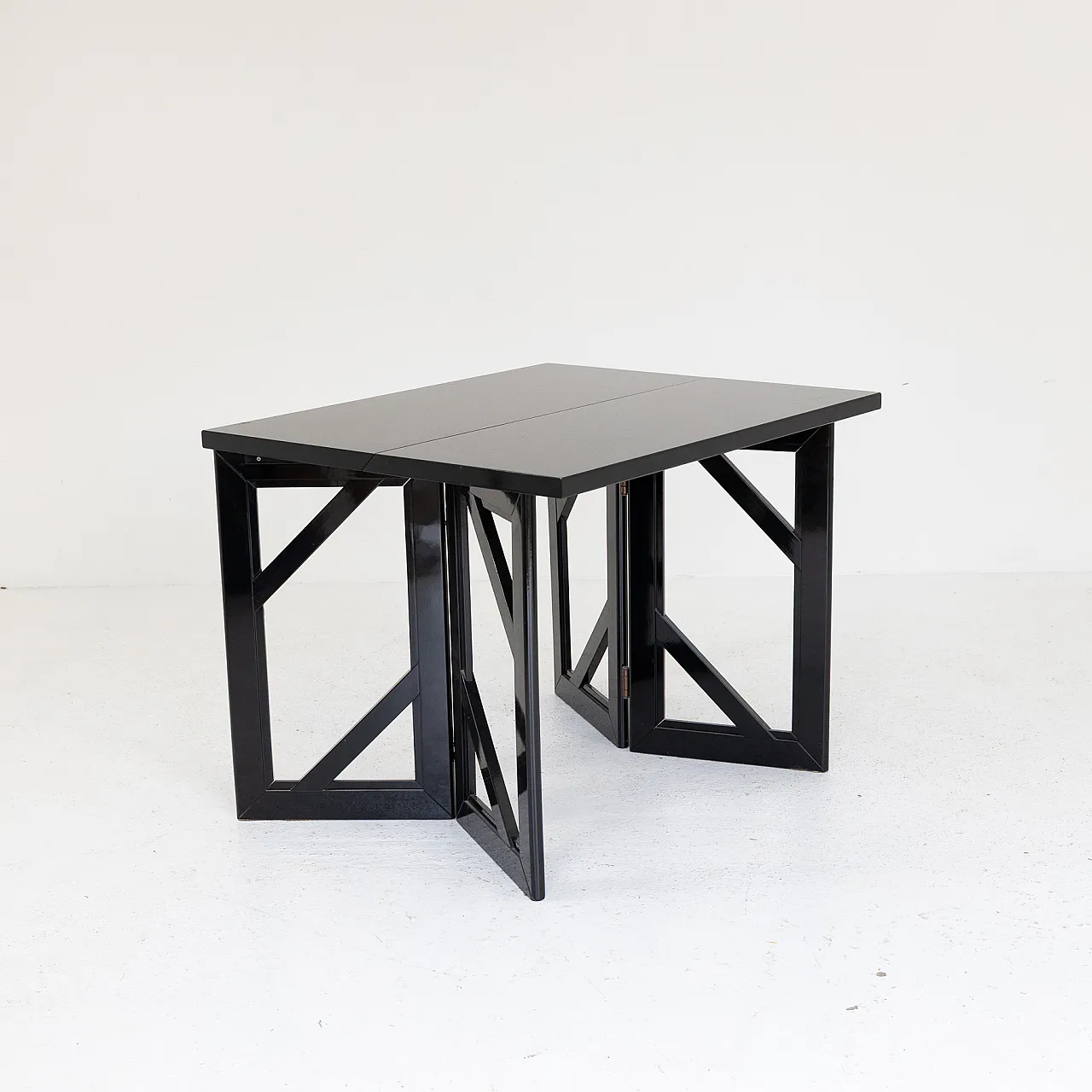 Folding table with matching stool, 1970s 2