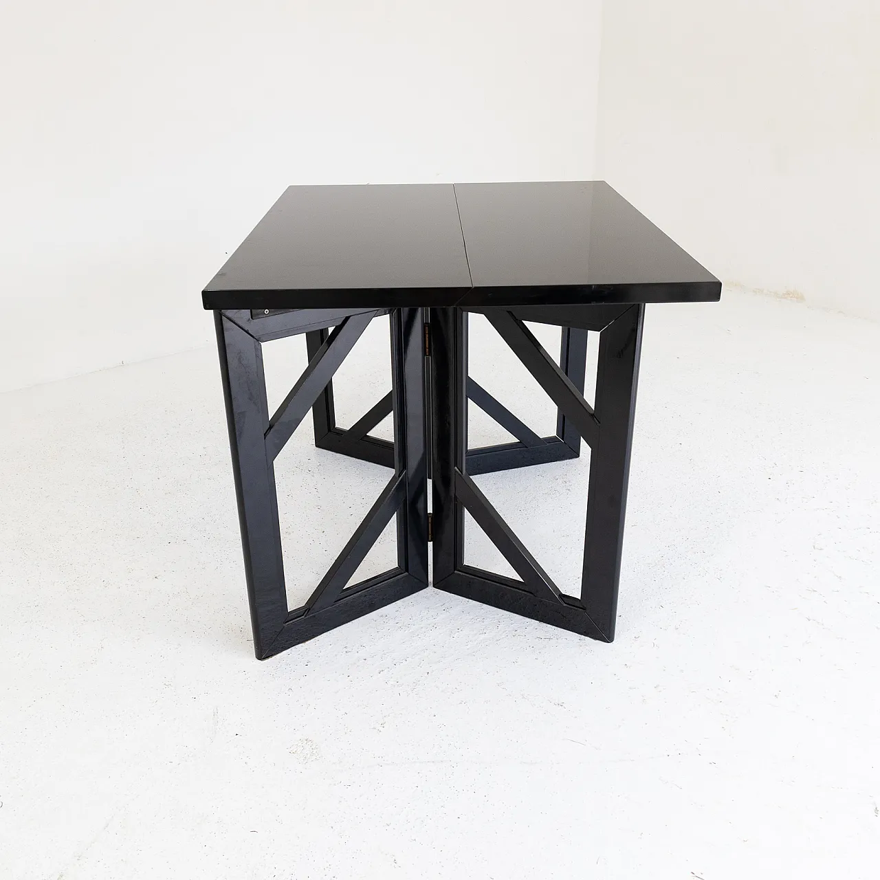 Folding table with matching stool, 1970s 3