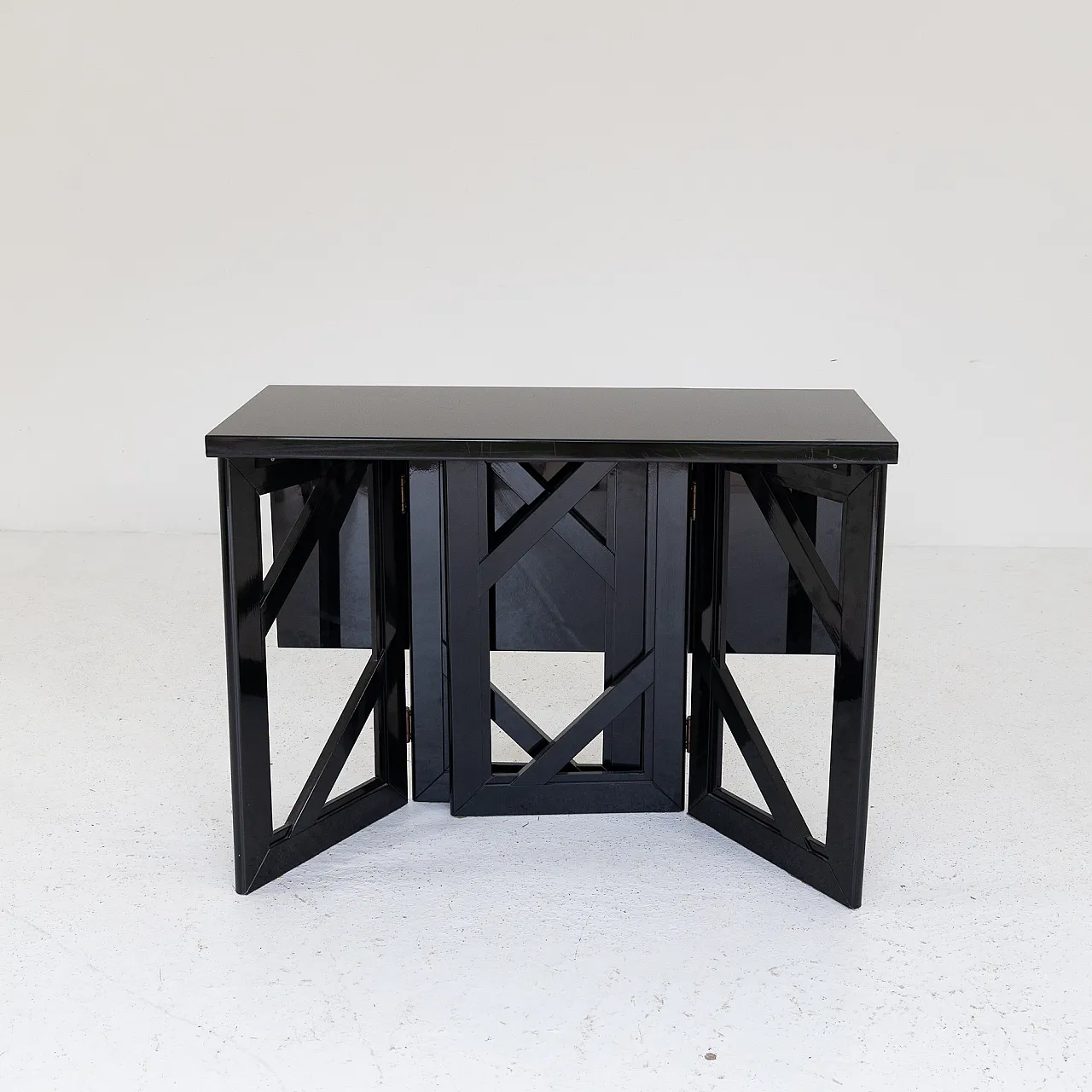 Folding table with matching stool, 1970s 5