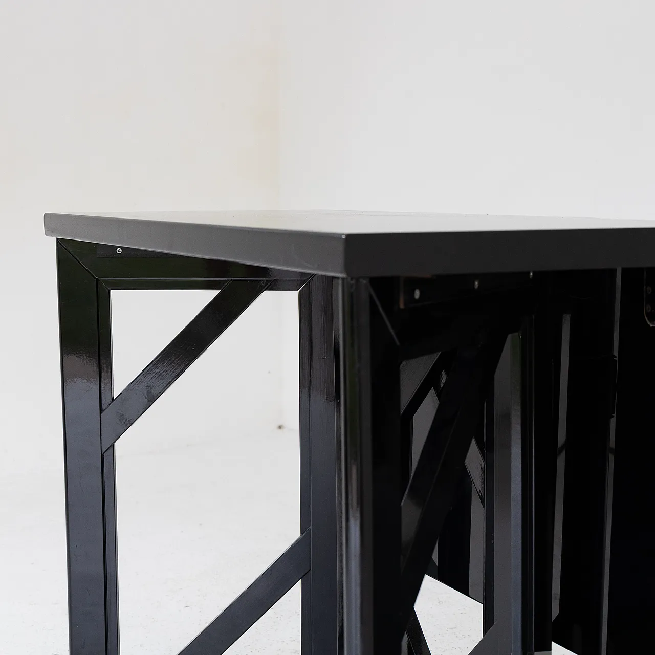 Folding table with matching stool, 1970s 9