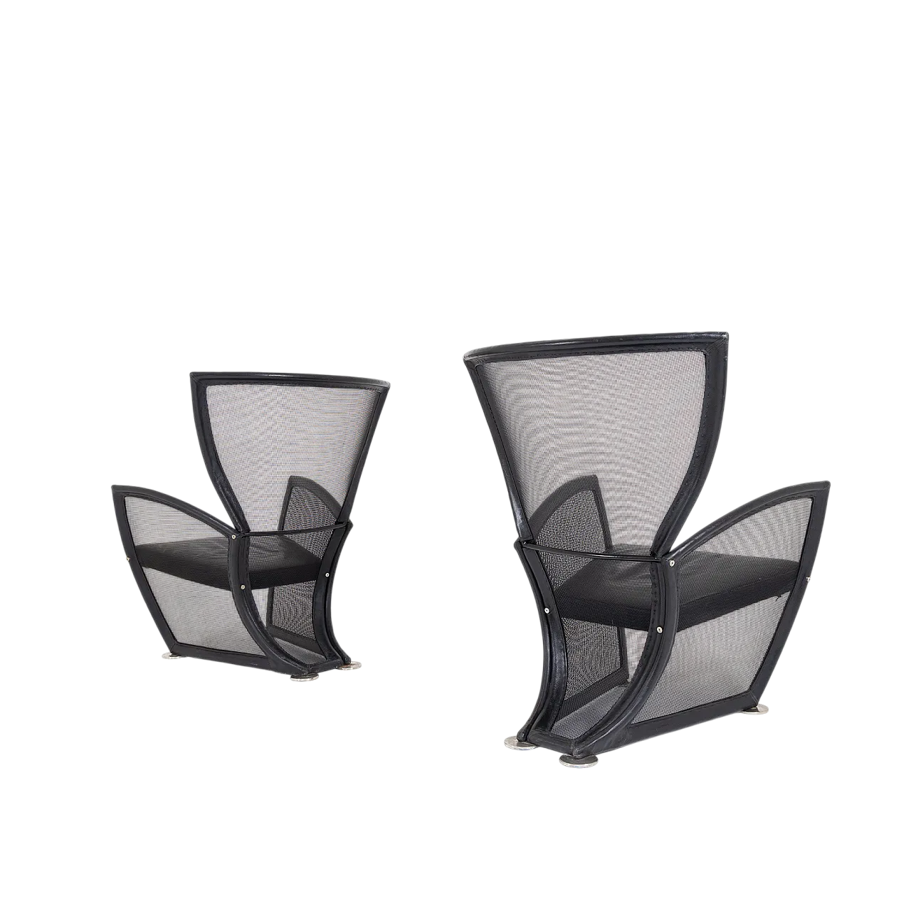 Pair of Privé armchairs by Paolo Nava for Arflex, 1980s 10