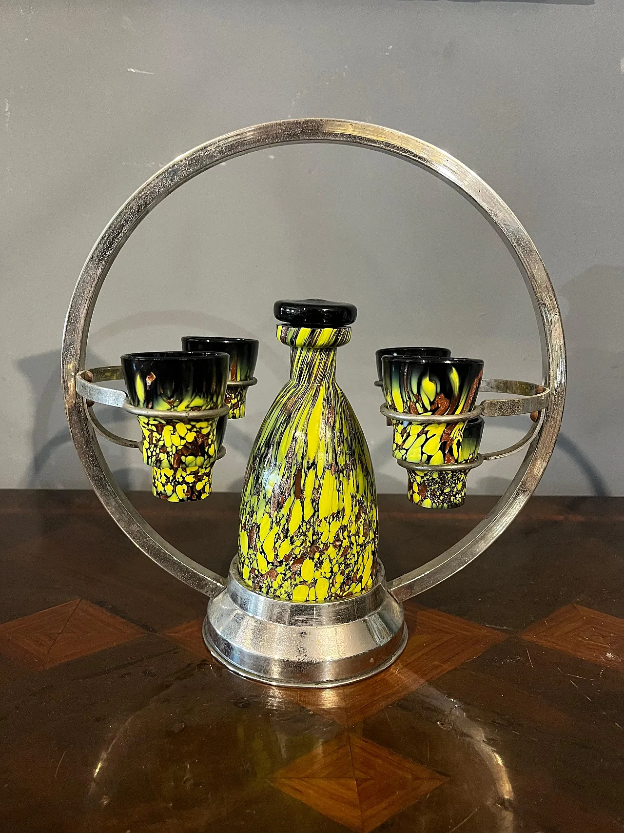 Set Rosolio in pasta di vetro di Murano, anni '30 2