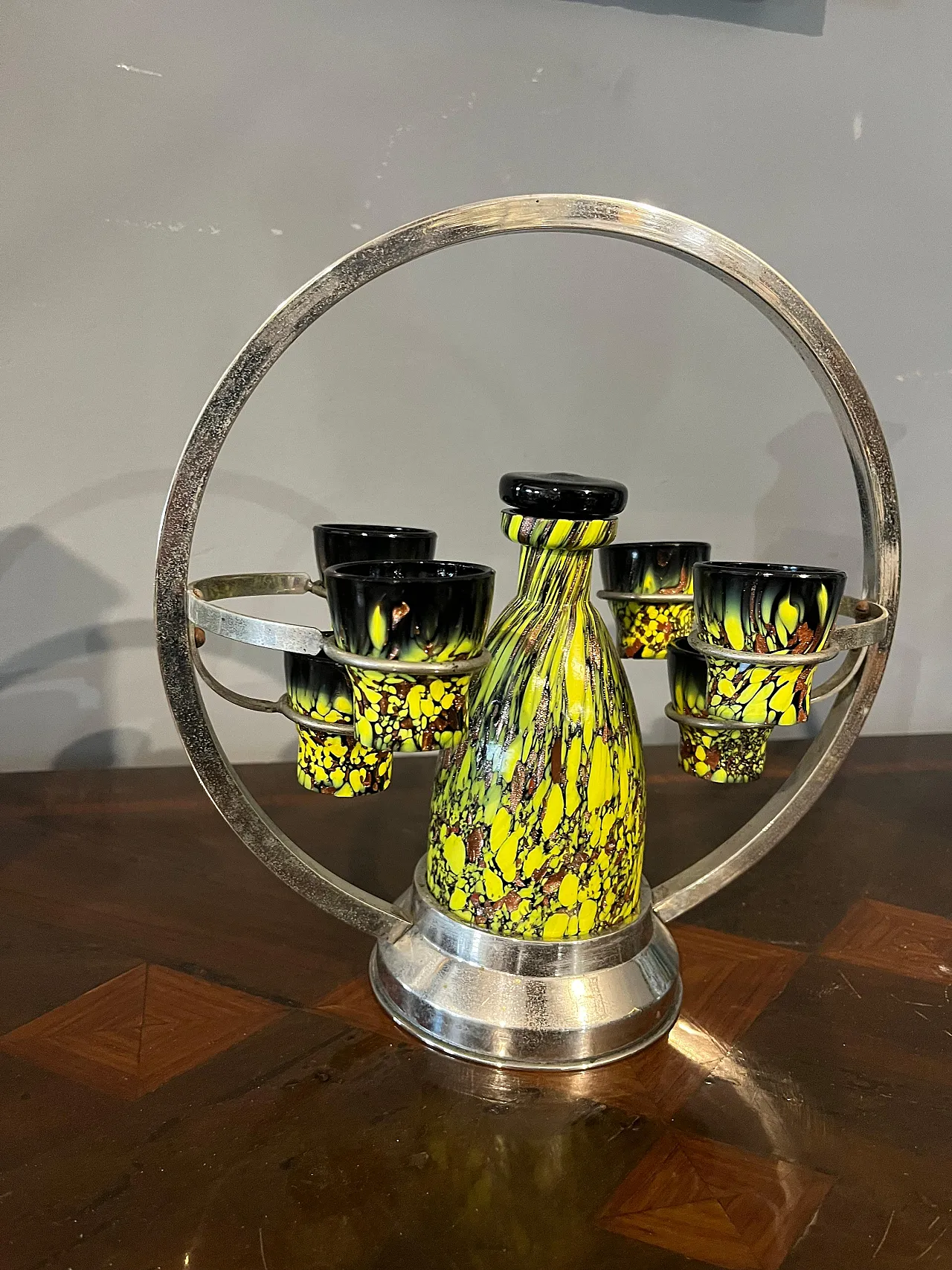 Set Rosolio in pasta di vetro di Murano, anni '30 3