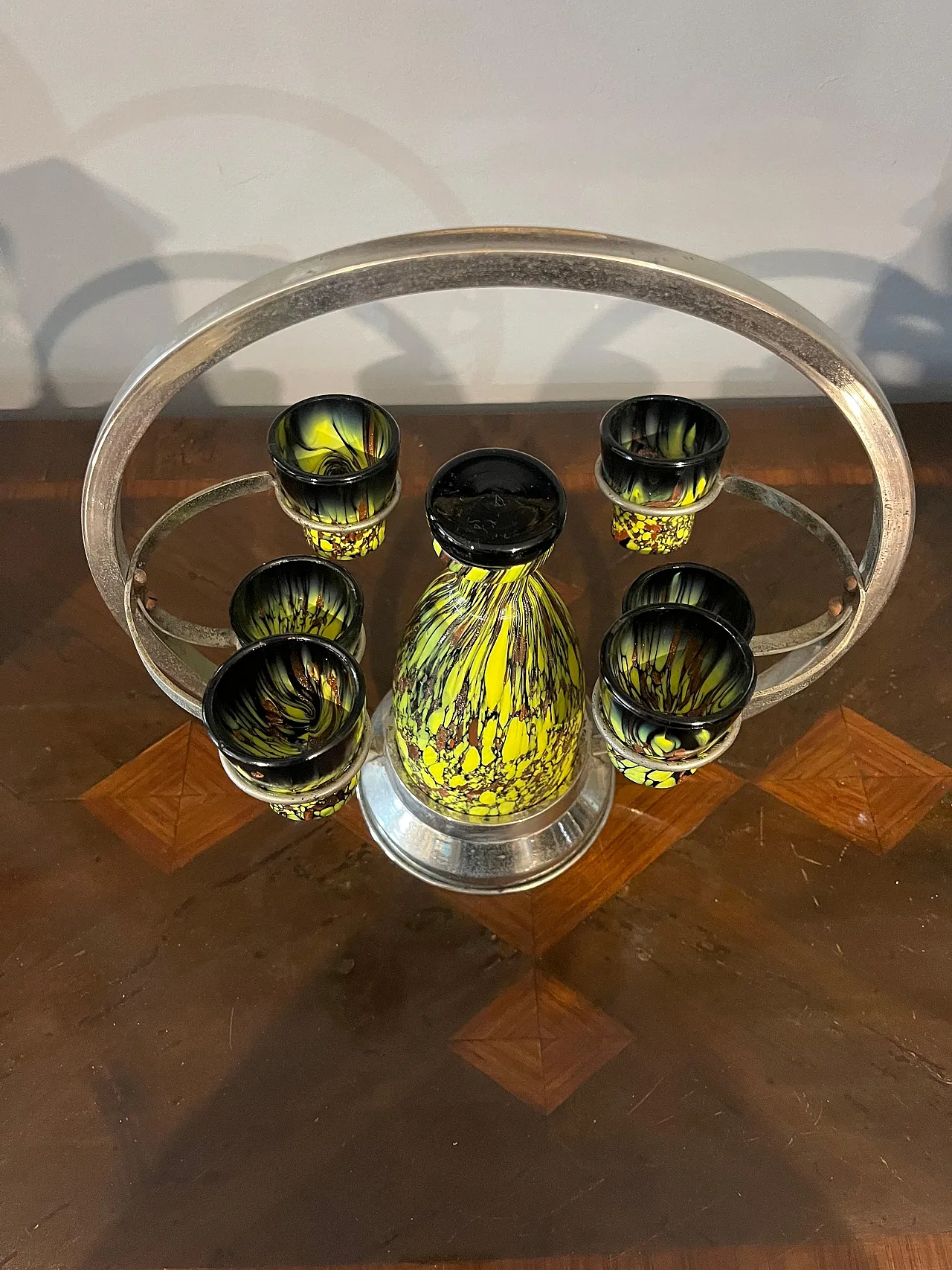 Set Rosolio in pasta di vetro di Murano, anni '30 4