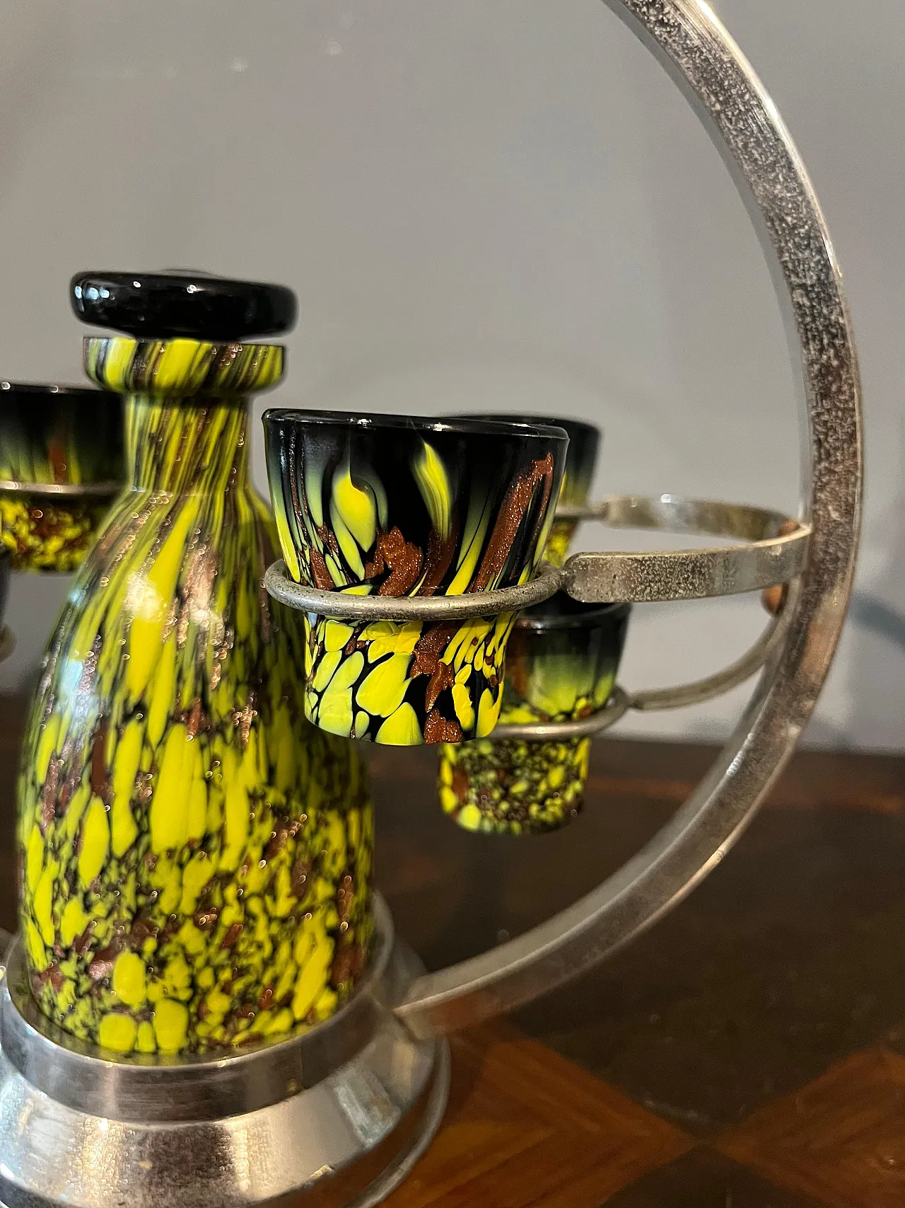 Set Rosolio in pasta di vetro di Murano, anni '30 5