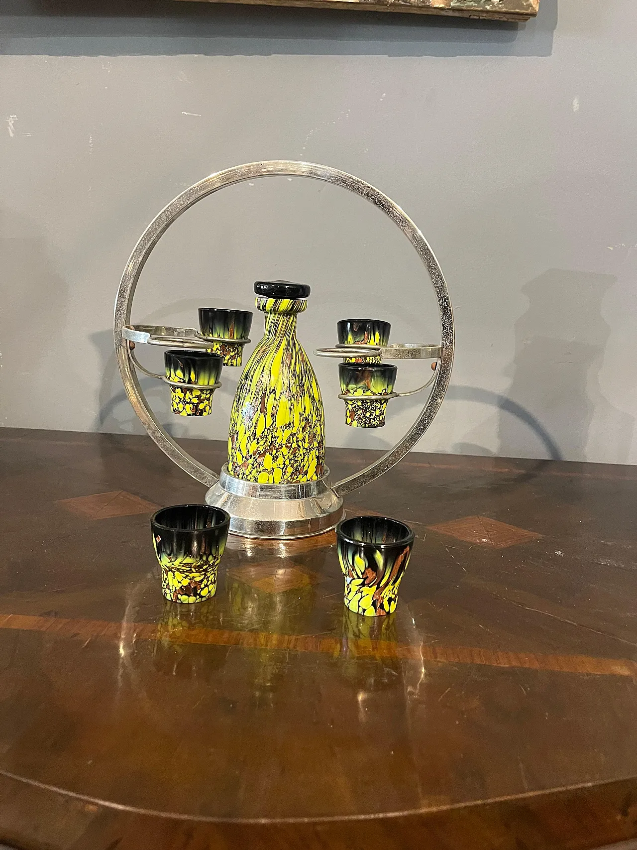 Set Rosolio in pasta di vetro di Murano, anni '30 6