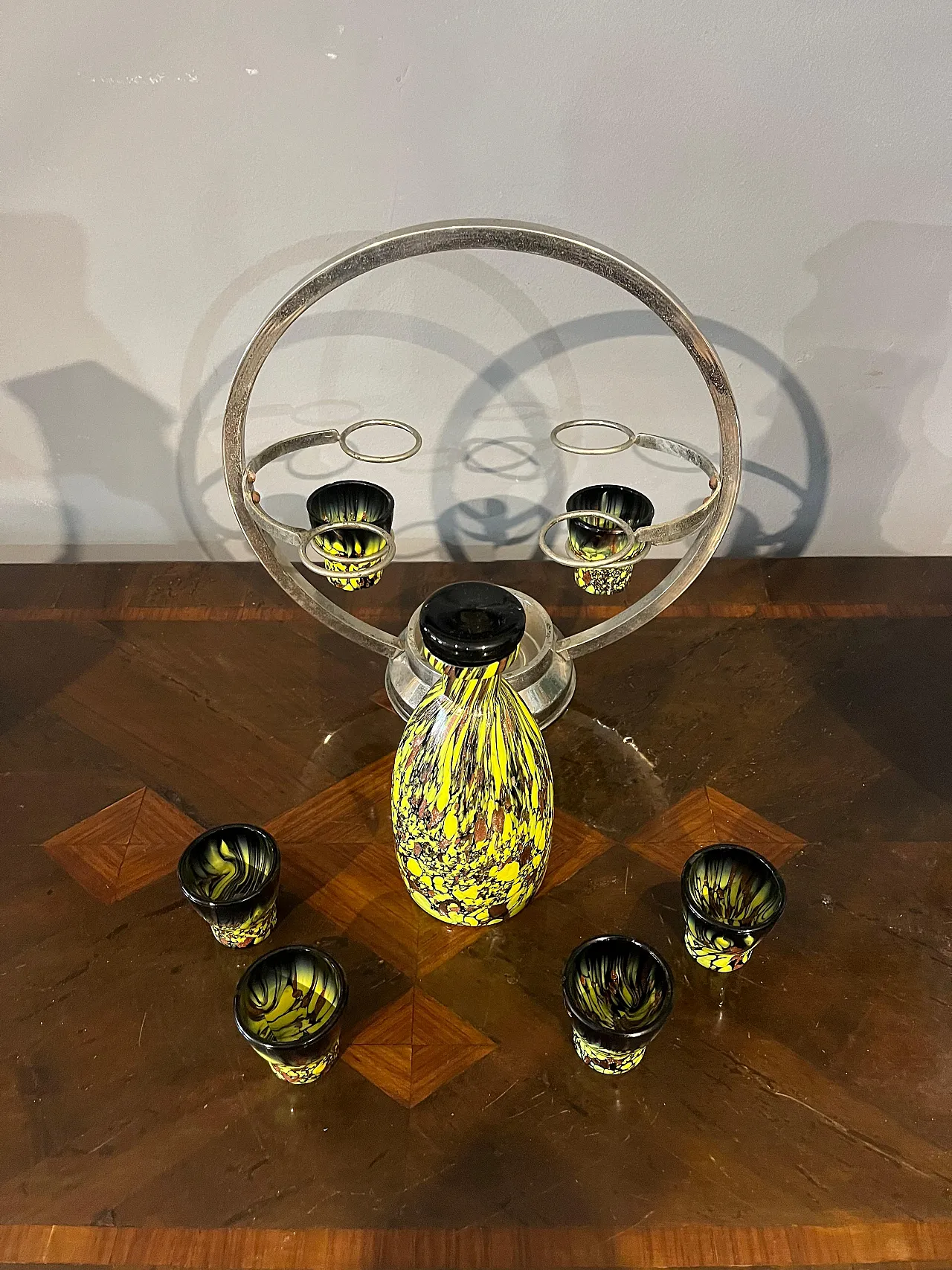 Set Rosolio in pasta di vetro di Murano, anni '30 10