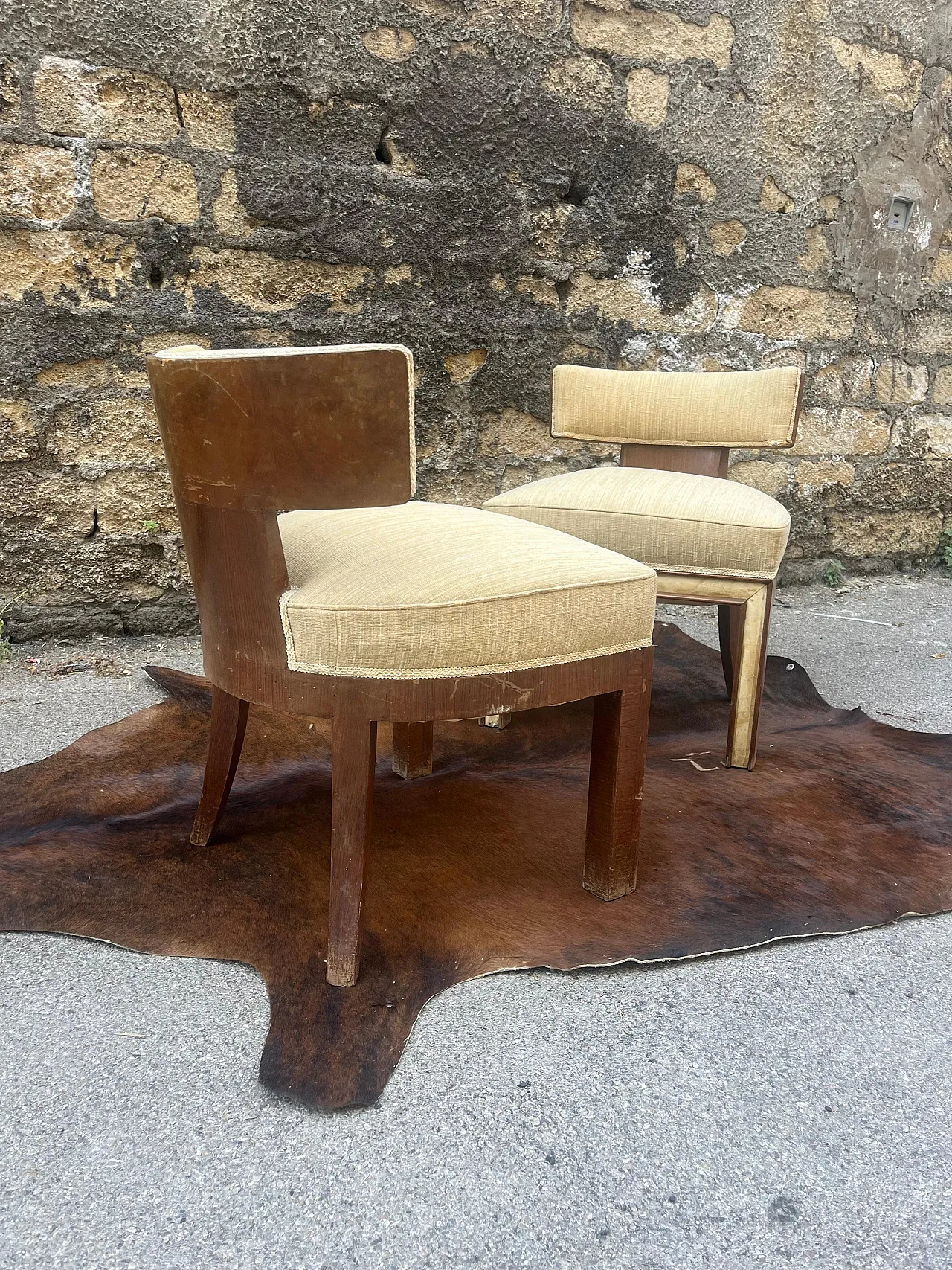 Pair of Studio BBPR armchairs, 1920s 5
