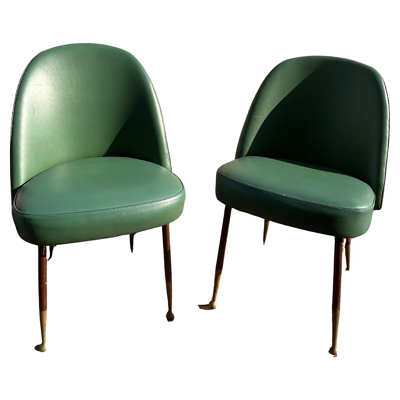 Pair of Rima style armchairs, 1950s 1