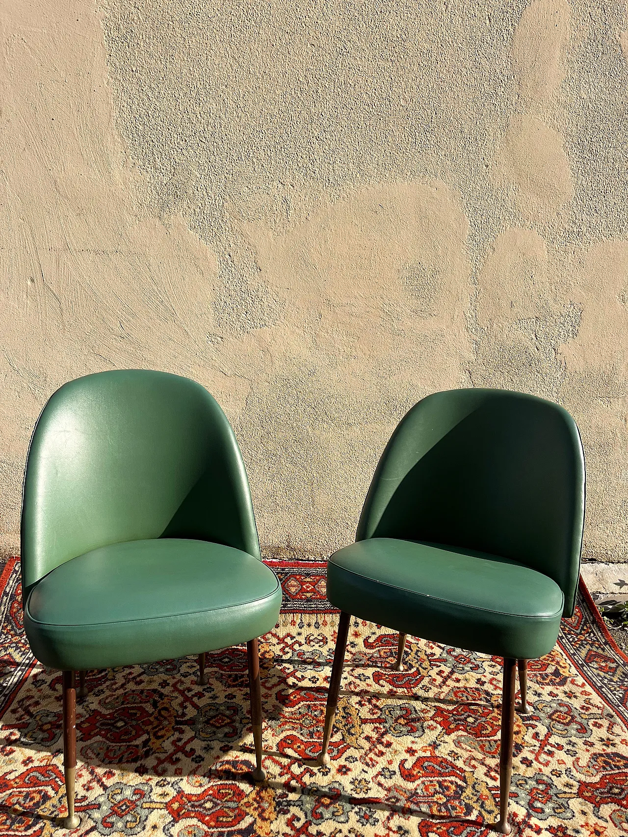 Pair of Rima style armchairs, 1950s 2
