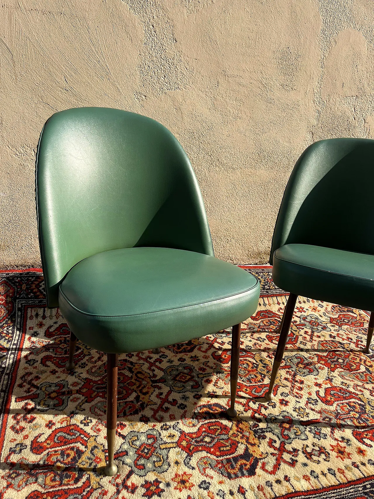 Pair of Rima style armchairs, 1950s 3