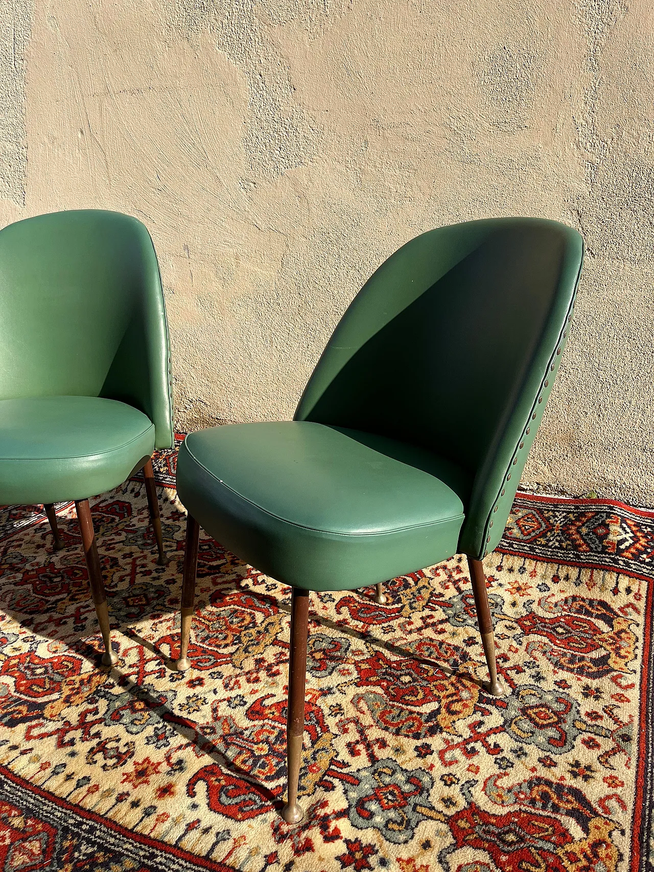 Pair of Rima style armchairs, 1950s 4