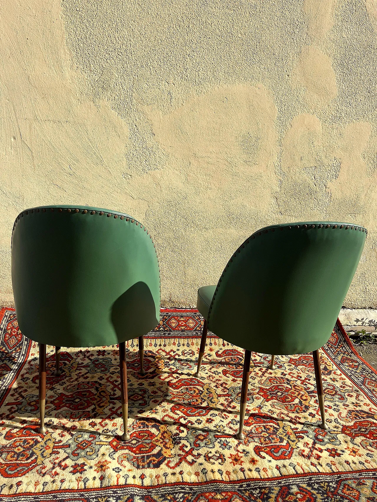 Pair of Rima style armchairs, 1950s 6