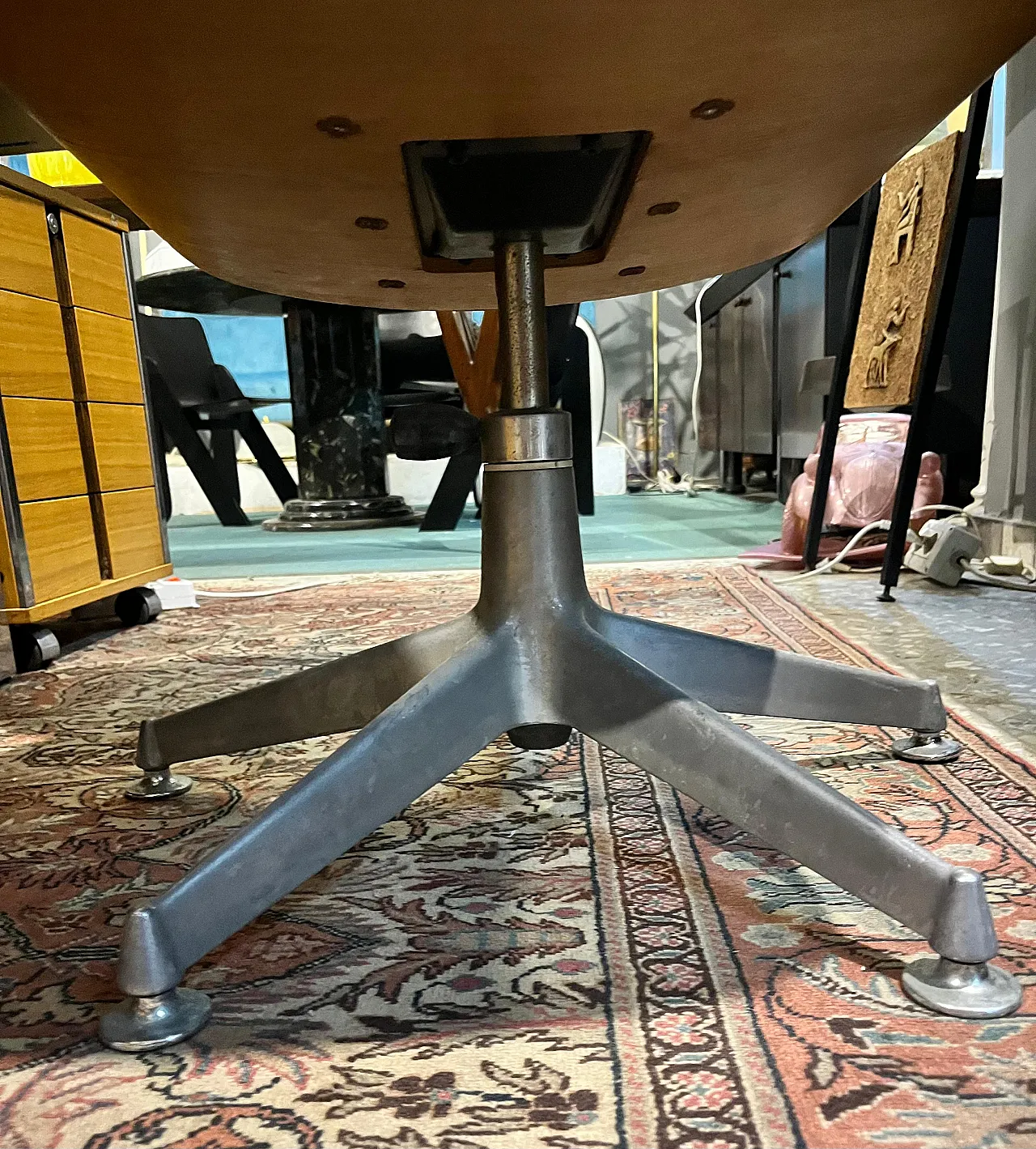 Swivel office chair by Ico Parisi for Mim Roma, 1960s 2