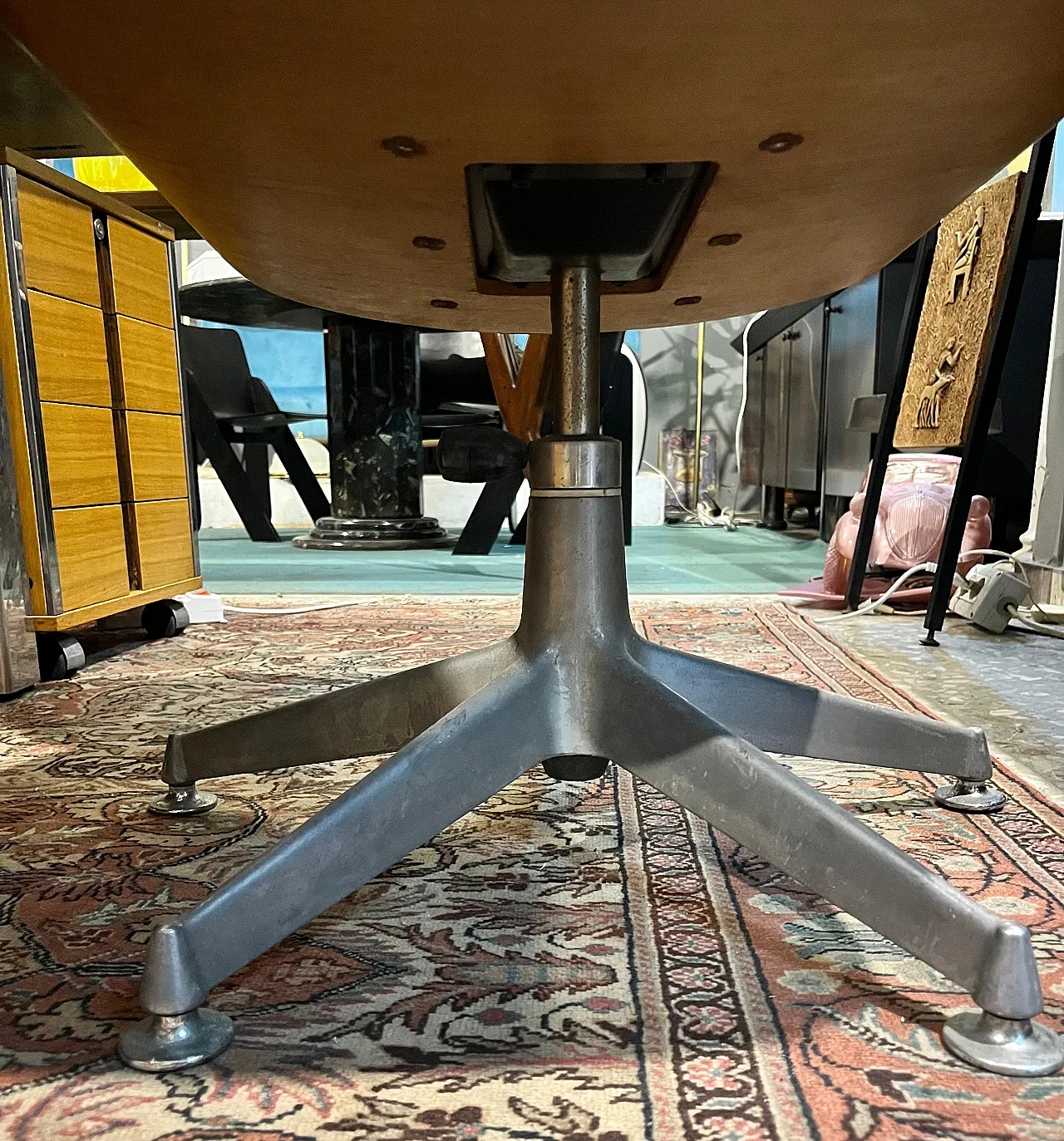 Swivel office chair by Ico Parisi for Mim Roma, 1960s 3