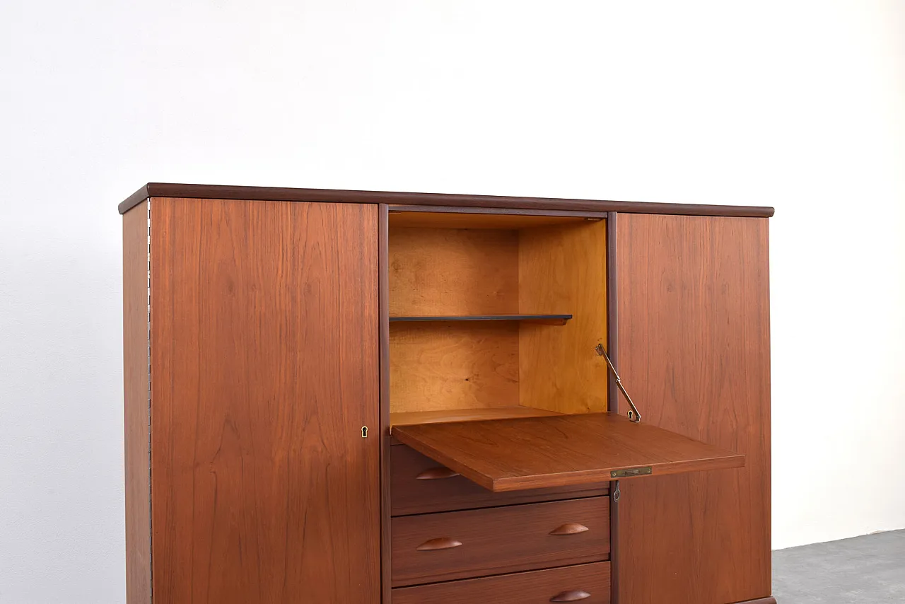 Credenza Mid-Century in teak, Danimarca, anni '60 12