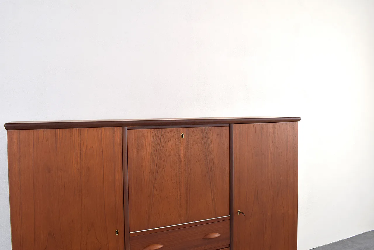 Credenza Mid-Century in teak, Danimarca, anni '60 15