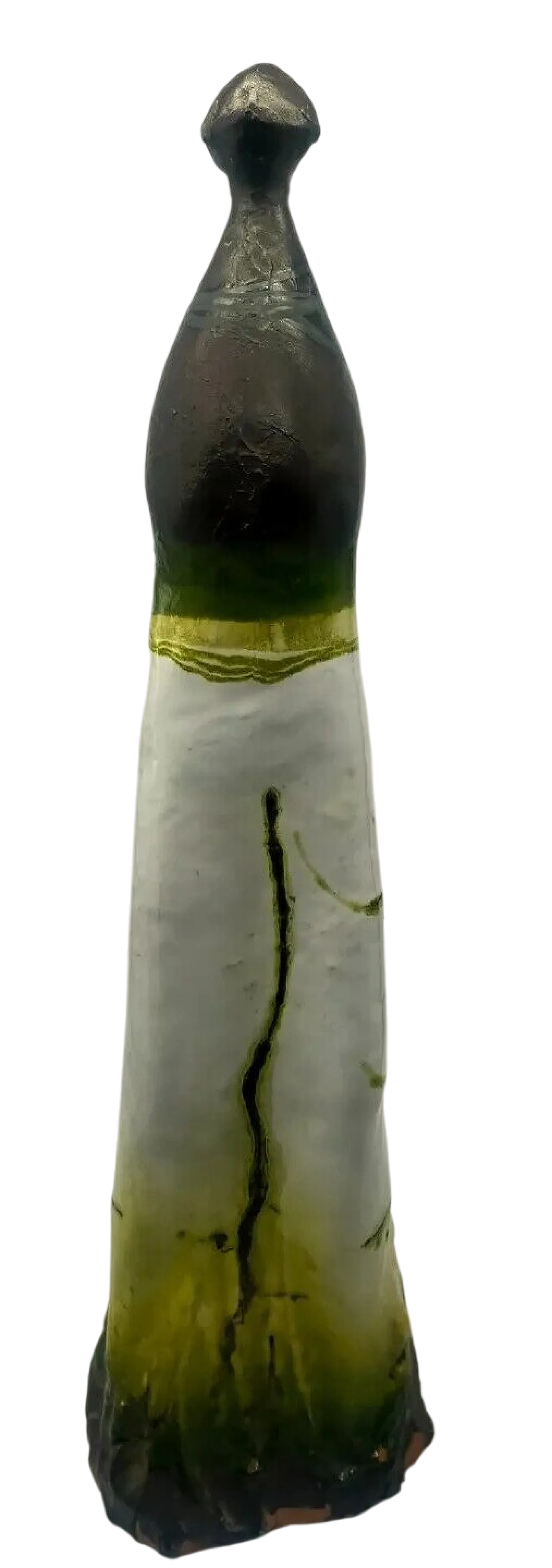 Male figure, terracotta sculpture by Gastone Bai, 1980s 13