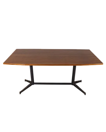 Tavolo in legno di Carlo Ratti per Lissoni, anni '60