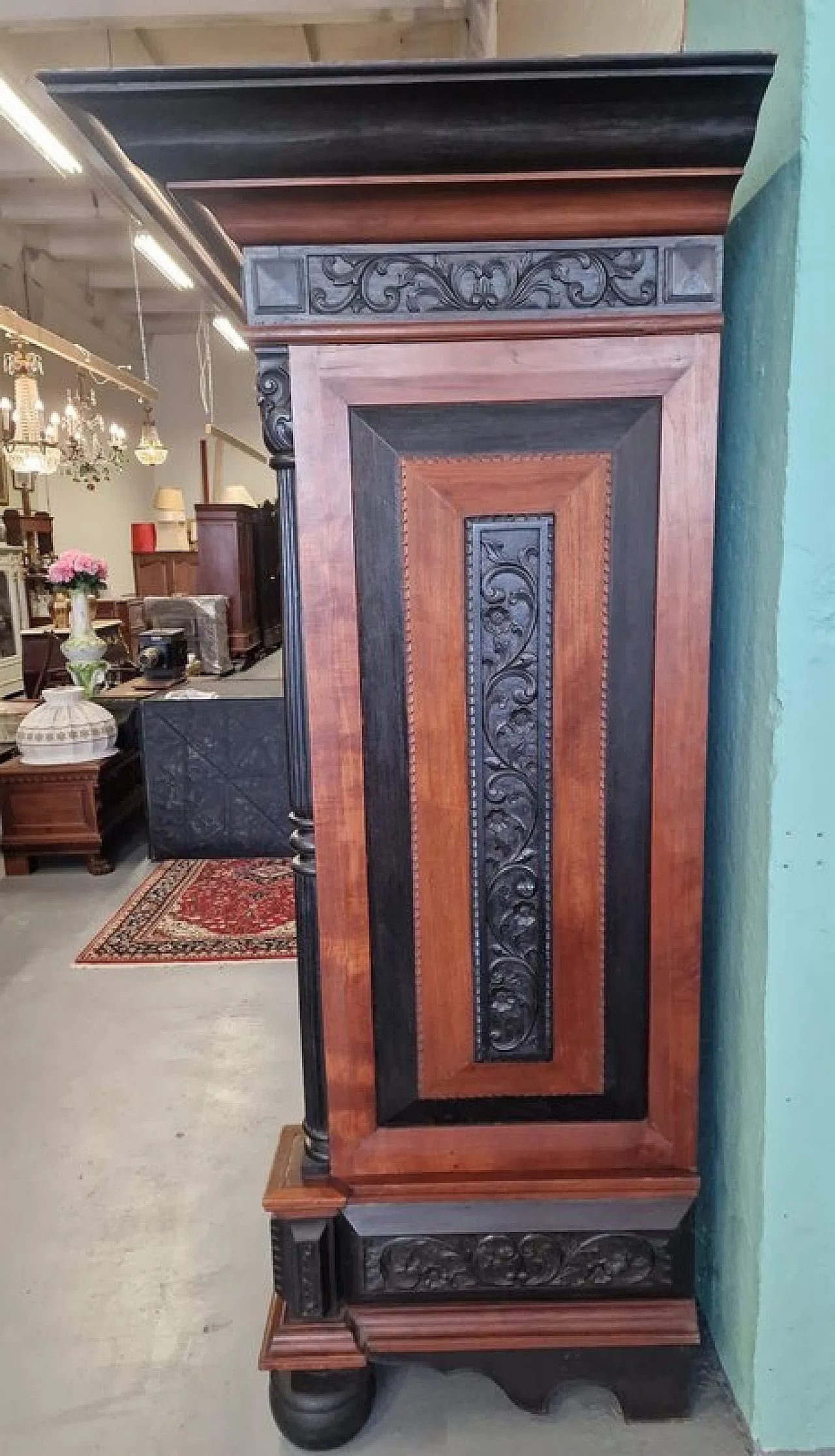 Mobiletto grande in mogano, anni '30 5