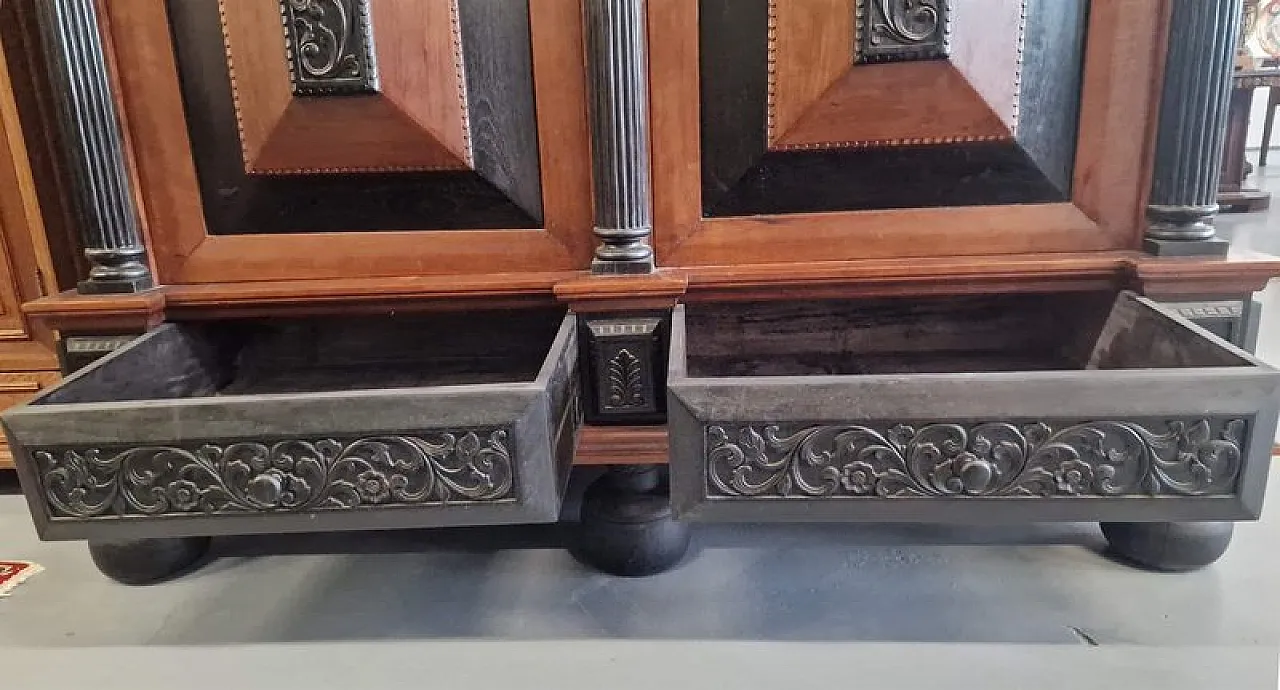 Mobiletto grande in mogano, anni '30 10