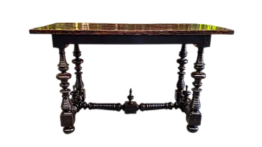 Tavolo a rocchetti in noce, ‘600