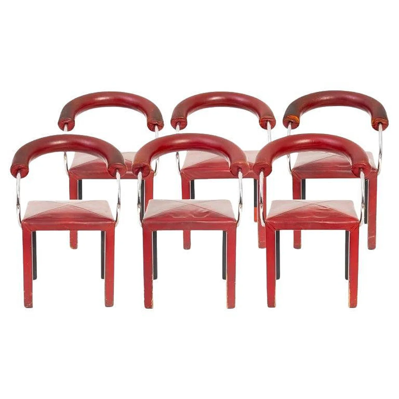 6 Armchairs by Paolo Piva for B&B Italia, 90s 1